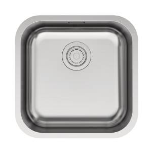 Мойка кухонная Paulmark Vello 44 Uni VE44-BS Брашированная Сталь, 44.6x44.6