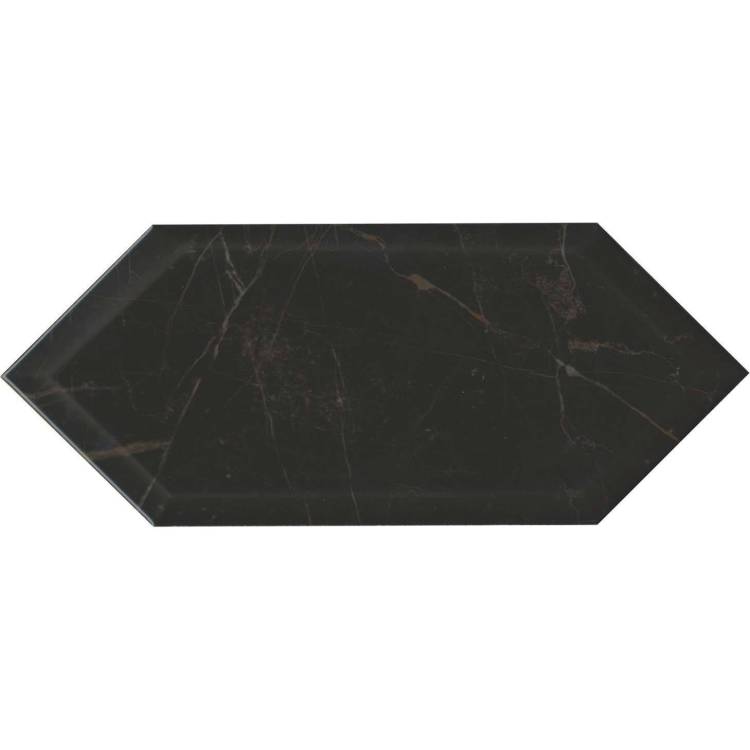 Керамическая плитка Kerama Marazzi Келуш 35010 Грань Черный 14x34