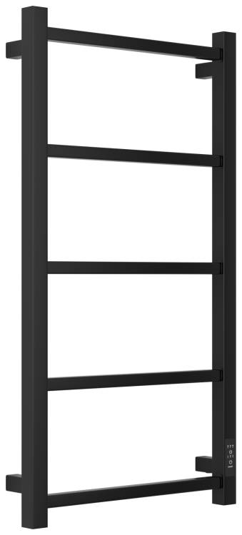Полотенцесушитель электрический Стилье Формат 26 31526-8040 Матовый чёрный, 80x40