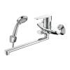 Смеситель для ванны Decoroom DR72 DR72043 одноручный универсальный с поворотным изливом 300 мм Хром