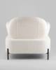 Кресло Stool Group Кэнди vd-candy-cm01 букле белый фото 6