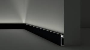 Плинтус NMC Wallstyl IL10 BL 200x2.3x8