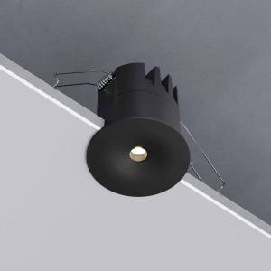 Встраиваемый точечный светодиодный светильник Elektrostandard Binnie 15275/LED 12W 3000K черный