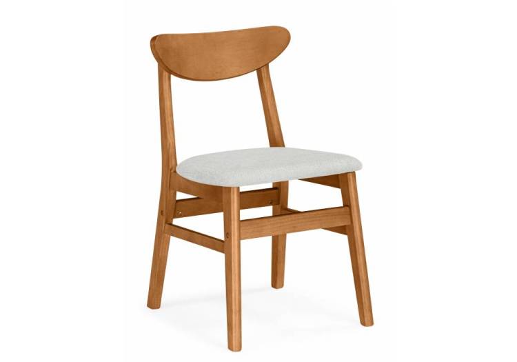 Деревянный стул Woodville Okava 15973 бежевый / орех