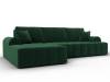 Диван угловой Лига Диванов Лига-080 134747L Зеленый