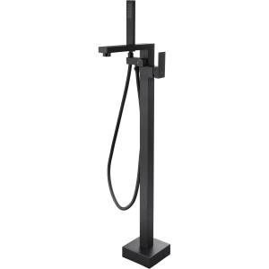 Смеситель для ванны D&K Bayern.Liszt DA1516005 напольный, черный