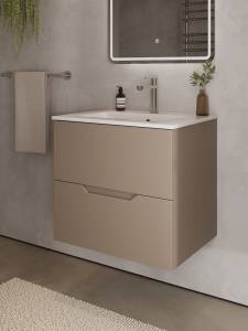 Тумба с раковиной Agger Свит SWE600ETLT-3610W латте матовый, 60 см