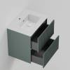 Тумба под раковину La Fenice Terra Twin Grigio 60 серо-зеленый матовый фото 2
