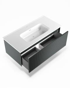 Тумба под раковину La Fenice Terra Grigio 100 серо-зеленый матовый