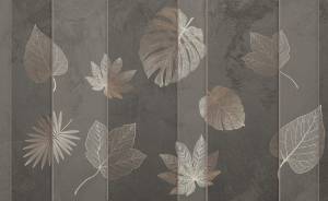 3D Фотообои Artegrafico «Оливковый листопад» PL-029 акварель