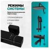 Душевая стойка Grocenberg GB7005BL с термостатом, черный фото 16