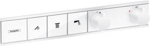 Термостатический смеситель Hansgrohe RainSelect 15381700 для ванны с душем, матовый белый