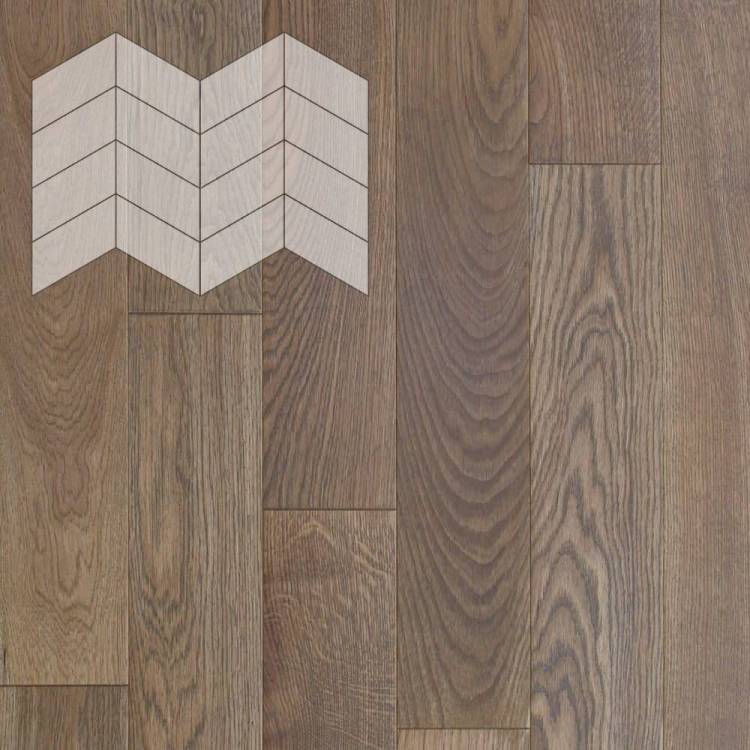Паркетная доска Lab Arte Chevron Дуб Натур Гамлет лак 348-400x90x14