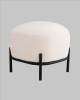 Пуф Stool Group Стоун vd-pf-stone-fl-milk Fluffy молочный, букле фото 4