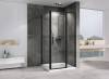 Душевой уголок Abber Sonnenstrand AG04100BS-S75B Черный фото 2