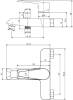Смеситель для ванны с душем ESKO New York NY 54 фото 3
