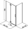 Душевой уголок Aquanet Logic AE32-S-100x100U-CT фото 2