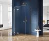 Душевое ограждение NEW TRENDY AVEXA GOLD BRUSHED 120x120x200 EXK-1774 (брашированное золото) фото 2