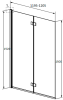 Шторка на ванну Radaway Essenza New PND I 120 L фото 6