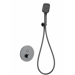 Смеситель для душа Wonzon & Woghand WW-D1017-A-BGG термостатический, темный графит