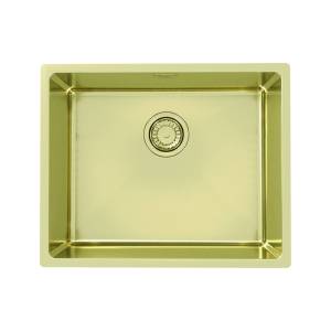 Кухонная мойка Alveus Kombino Monarch 50 1120361 Gold Sat-90 с донным клапаном, 54.2x44.2