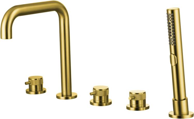 Смеситель на борт ванны Allen Brau Priority 5.31007-GB золото браш