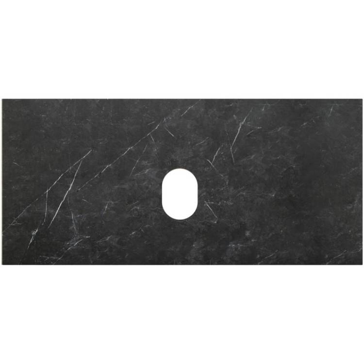 Столешница Belbagno KEP-100-MNO-W0 100x46x2 Marmo Nero Opaco
