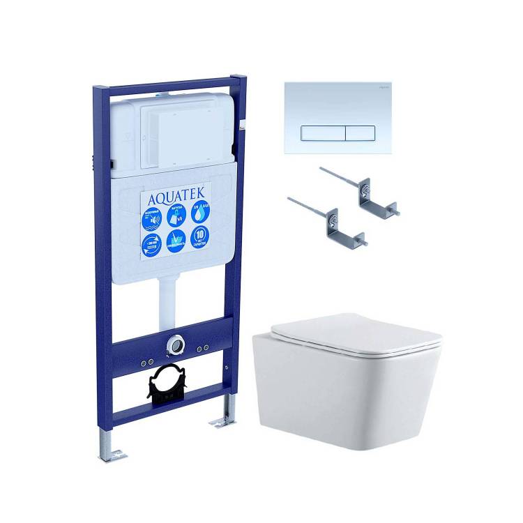 Комплект Aquatek Либра New SET AQUATEK ЛИБРА N KDI21 клавиша белый матовый