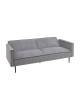 Диван-кровать Stool Group Кассель vd-cassel-cl-steel светло-серый, велюр рельефный фото 5