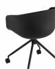 Кресло компьютерное Stool Group Libra SL-7040ZB bl-bl пластик черный, рогожка черный фото 7