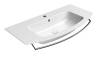 Раковина GSI Pura 8825111 белый глянцевый, 102x52 фото 3
