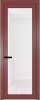 Межкомнатная дверь Profil Doors 1 AGP цвет профиля Красный антрацит, стекло безопасное 6 мм белый триплекс 700x2000