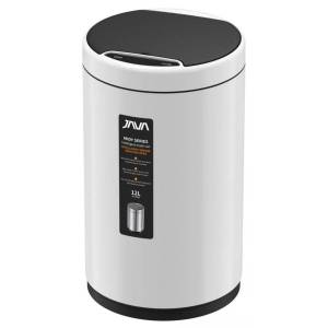 Сенсорное ведро 12 л JAVA S-882-12W белый