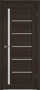 Межкомнатная дверь Владимирская Фабрика Дверей Atum 1 Wenge стекло White Cloud 700x2000