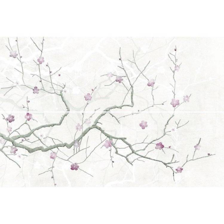 Панно Cersanit Haiku HI2U522DT-63 Светло-Серый 50x75