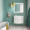 Мебельная раковина Kerama Marazzi Riva 80 белая глянцевая фото 5