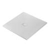Поддон для душа BelBagno Uno TRAY-MR-UNO-A-90-35-W-BO с сифоном и белой матовой декоративной накладкой, 90x90 фото 2