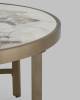 Стол журнальный Stool Group Адриана ECT-223-BRCG-BDFL светлая керамика 80x80x45 фото 6