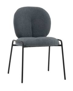 Стул Stool Group Моллек AV 438-Fl83-9005 темно-серый, букле