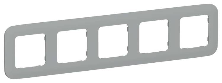 Рамка 5-постовая IEK Flite FI-M52-31-20-K03 серый