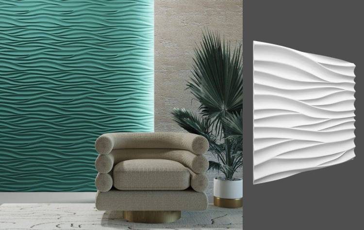 Гипсовая панель Deco Line Modern M-33 50x2.2x50