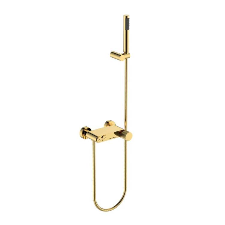 Смеситель для ванны Boheme Stick 123-GG.3 Gold Linea