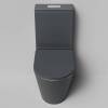 Унитаз-компакт Grossman Торнадо GR-4458GMSQ безободковый, с микролифтом, серый матовый фото 6