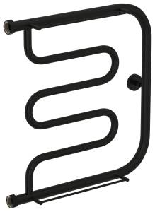 Полотенцесушитель водяной Сунержа Лира 31-4012-5050 Матовый чёрный, 50x50