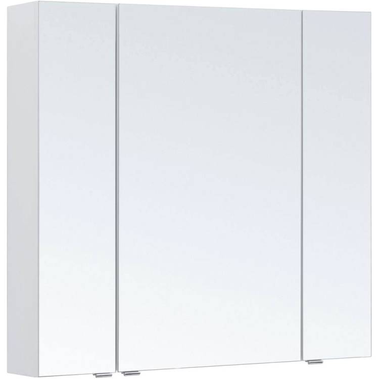 Зеркало-шкаф Aquanet Алвита New 90 303897 белый матовый, 850x896x170