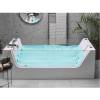 Акриловая ванна Cerutti Spa C-453A гидромассажная, белая, 180x80 фото 2