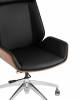 Кресло компьютерное Stool Group TopChairs Crown SN A312 8383-29 walnut back черный фото 7