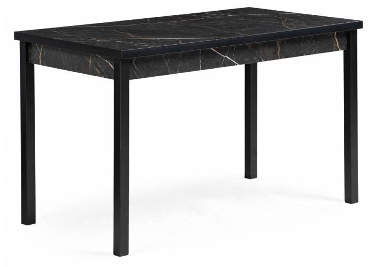 Стол Woodville Оригон 594017 дуб делано/черный матовый 120(160)x70x77