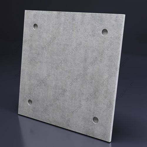 Гипсовая 3D панель Artpole Loft Techno Beton M-0071 600x600