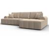 Диван угловой Лига Диванов Лига-080 134745 Бежевый
